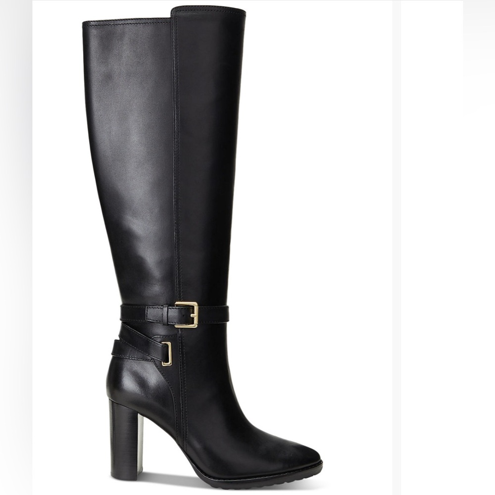 Lauren Ralph Lauren Women's Manchester Buckled Dress Boots size 6.5